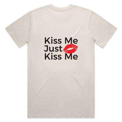 Just Kiss Me T-Shirt - Bone