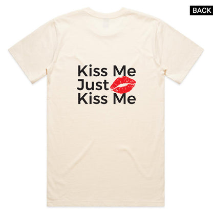 Just Kiss Me T-Shirt - Ecru